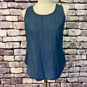 Chico's NWT Blue Denim Tank Size M